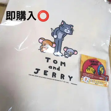 톰과 제리 해피 복권 happy 복권 5 C상 토트백 + 캔 거울