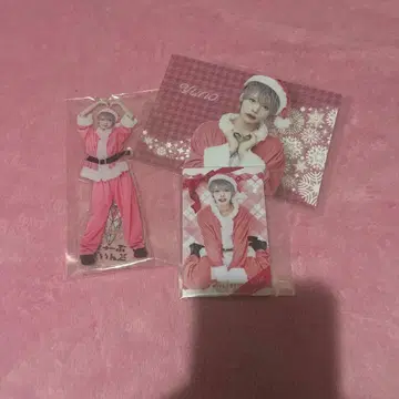 세이브포인트 유노 아크릴 스탠드 트레이딩 카드 브로마이드 크리스마스 가챠