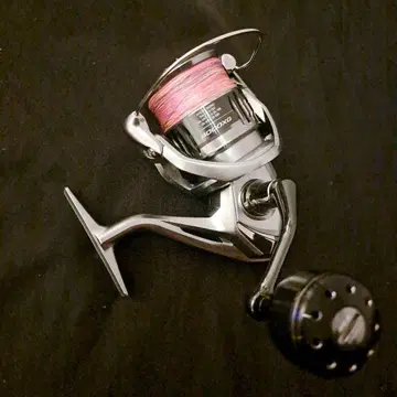 나스키 4000XG 스피닝 릴 핑크 스풀
