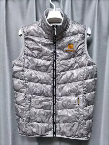 라우드마우스 다운 베스트 올 패턴 그레이 계열