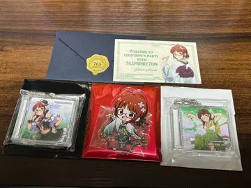 아이돌 마스터 아키즈키 리츠코 키링 미니 아크릴 스탠드 초대장 카드