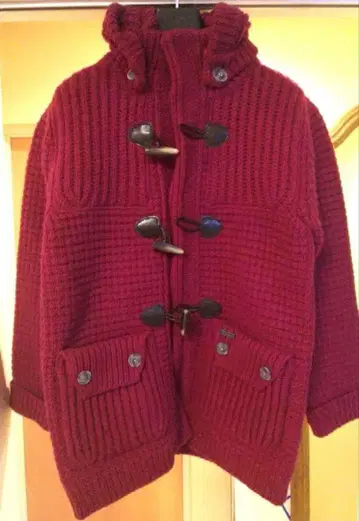 미사용 새상품 Bark 니트 더플 코트