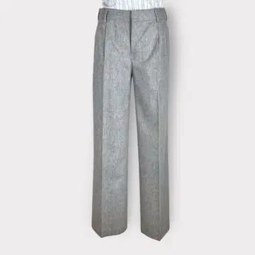 마가렛호웰 와이드 팬츠 스트레이트 울 그레이 1