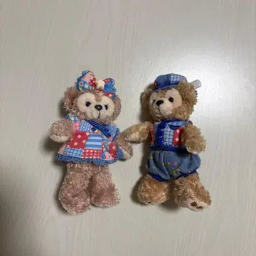 한정판 더피 & 셰리메이 인형 배지 키링 마스코트