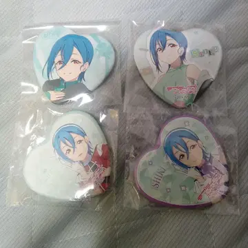 와카나 시키 러브 라이브 슈퍼스타 캔뱃지 화이트 판초 GiGO 등