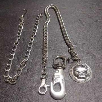 할리데이비슨 스컬 참 월렛 체인