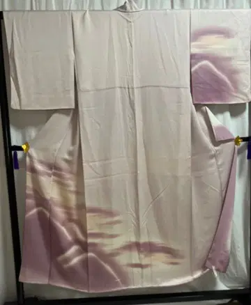 순수 실크 호몬기 라이트 핑크 그라데이션 141cm