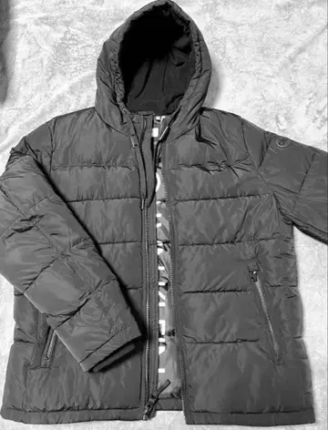 CK 후드 부착 그레이 다운 자켓 [ 새상품급 ]