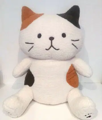 복슬복슬 냥코 특대형 BIG 빅 봉제 인형 미케란젤로 삼색 고양이