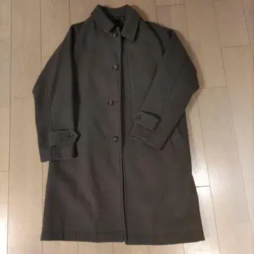 NANO UNIVERSE 다크 브라운 체스터 코트