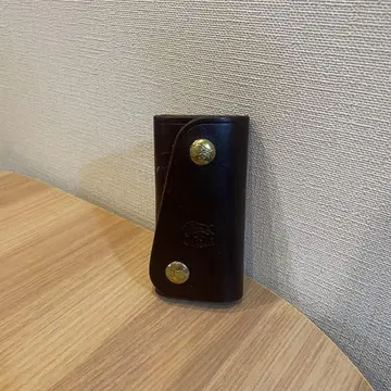 IL BISONTE 키케이스 짙은 갈색