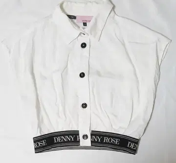 데니로즈 DENNY ROSE 짧은 기장 화이트 블라우스 볼레로