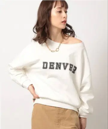 GOOD ROCK SPEED 칼리지 로고 맨투맨 DENVER