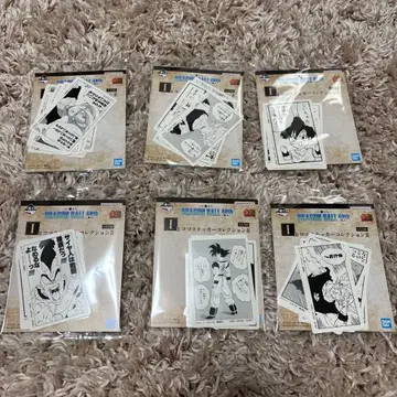 제일복권 드래곤볼 40th I상 장면 스티커 5종 묶음 판매
