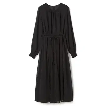 시어 도트 원피스 블랙 품번: MW-046-OPB