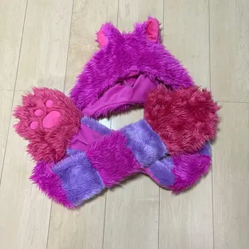 디즈니 체셔 고양이 머플러 캡