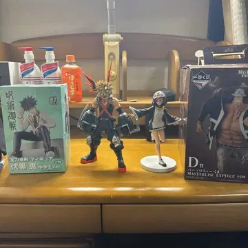 피규어 세트 리제로, 주술회전, 원피스, 나의 히어로 아카데미아