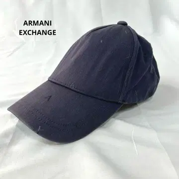 ARMANI EXCHANGE 캡 모자 올 패턴 네이비