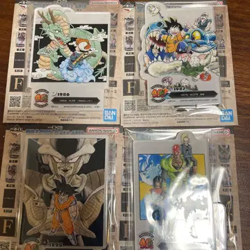 제일복권 드래곤볼 40주년 F상 ACLLECT 아클렉트 4종 세트