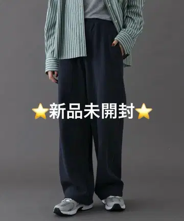 FORK&SPOON 리사이클 코튼 쭈리 스웨트 팬츠 NAVY 2