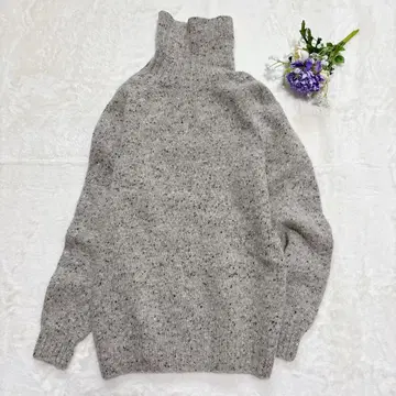 새상품급 할리 오브 스코틀랜드 터틀넥 하이넥 100% 울