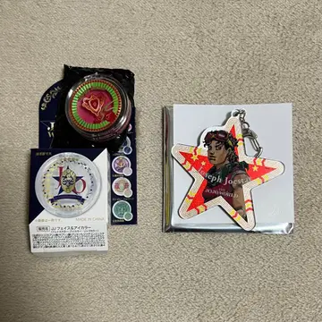 죠죠 월드 멀티 컬러 키링 죠셉 죠스타