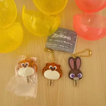 주토피아 아이스캔디 참 가챠 세트