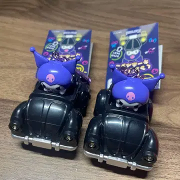 [ 미개봉 ] 산리오 자동차 모양 라이트 키링 쿠로미 2개