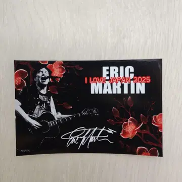 에릭 마틴 특제 스티커 I LOVE JAPAN 2025