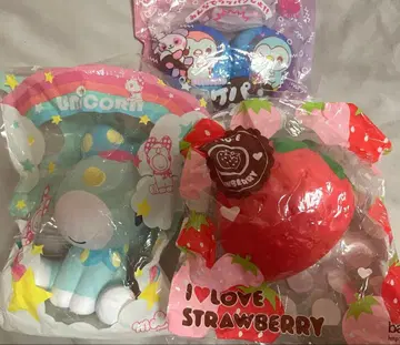블룸 스퀴즈 묶음 판매 아이러브스트로베리 와케빵 유니콘