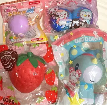 스퀴즈 블루 묶음 판매 아이러브스트로베리 와케빵 변색 후아토로모치