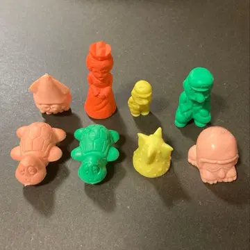 쇼와 레트로 슈퍼 마리오 브라더스 지우개 8개 세트 배송비 포함