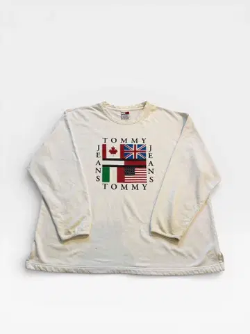 [ 90s ] 레어 Tommy Jeans 맨투맨
