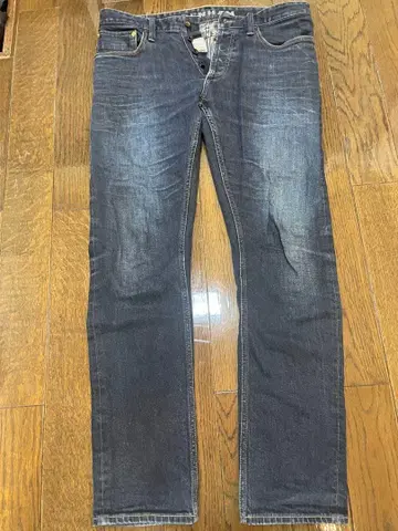 다크 블루 스트레이트 데님 약 80cm