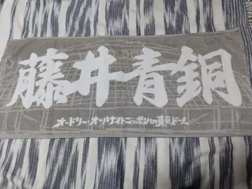 오드리 올 나이트 닛폰 in 도쿄돔 후지이 청동 이름 넣은 타월