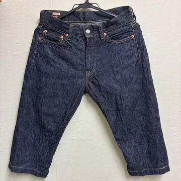 [새상품급] 모모타로 진즈 W30 특농 10oz 크롭 팬츠