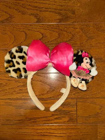 미니 레오파드 무늬 머리띠