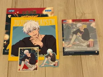 주술회전 SEGA 럭키 쿠지 고죠 사토루 F H상 아크릴 스탠드 스티커