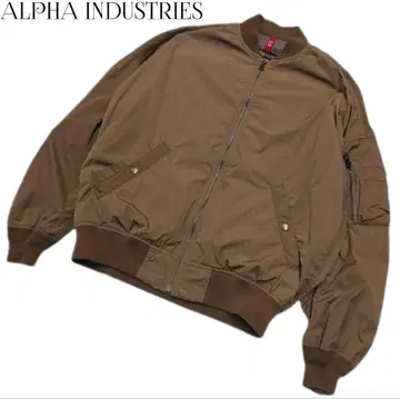[컨디션 최상] 알파인더스트리 레어 컬러 다크 베이지 MA1 M 사이즈