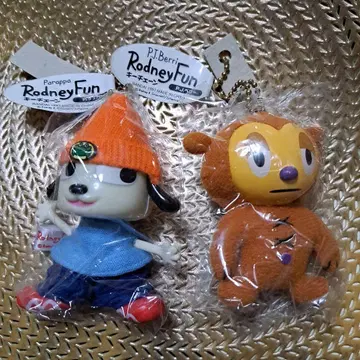 파라파라 래퍼 2종 피규어 봉제 인형 마스코트 키체인 베리