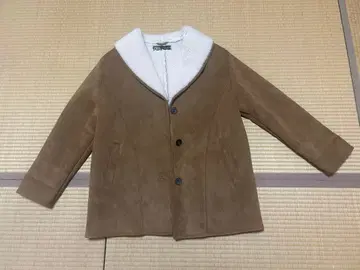 세미롱 기장 더블 페이스 코트