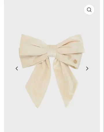 TheTOE 화이트 리본 헤어 액세서리