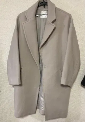 그레이 롱 코트 yevs