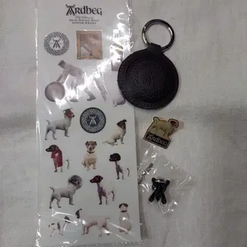 Ardbeg 스티커, 키링, 핀 브로치 세트