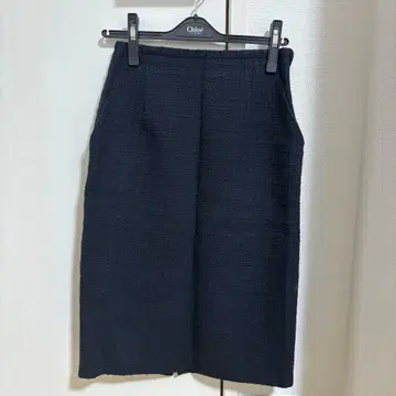 그린 레이블 릴랙싱 네이비 타이트 스커트