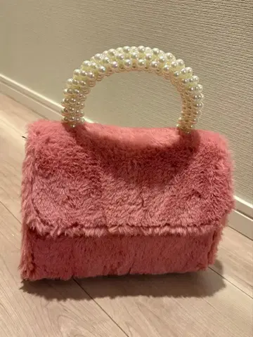 SKINNYDIP 퍼 핑크 백