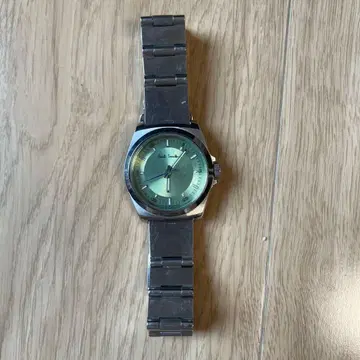 Paul Smith 아날로그 손목시계 실버/그린 배터리 교환 완료