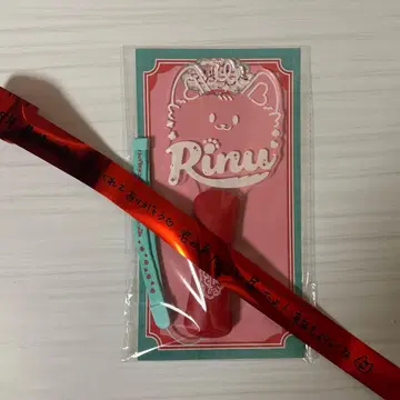 스토푸리 리이누군 말의 잎 원더랜드 응원봉 은색 테이프