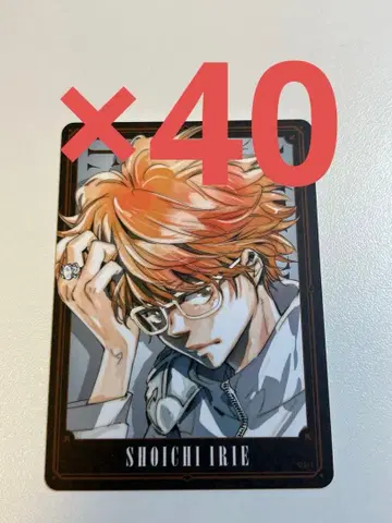 REBORN 보드게임 이리에 쇼이치 40장 세트