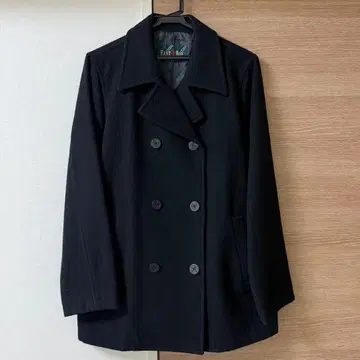 EASTBOY 이스트 보이 피 코트 11호 더블 브레스트 블랙